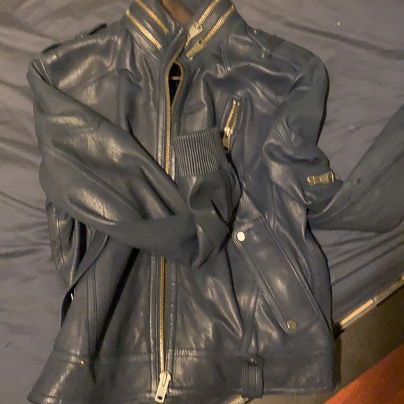 Andrew Marc x Richard chai leather jacket - Picture 4 of 4